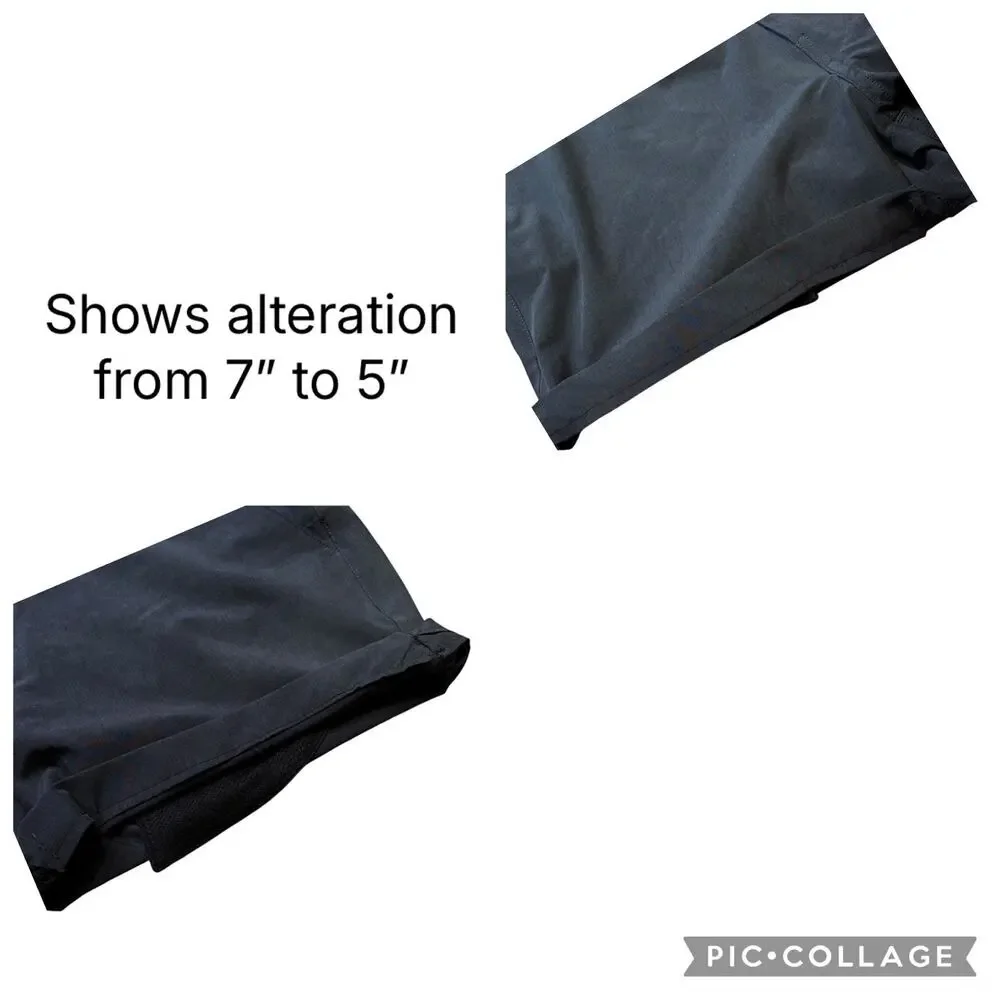 7 Diamonds Aeroplane Dark Gray Performance Shorts 35x5 Stretch**